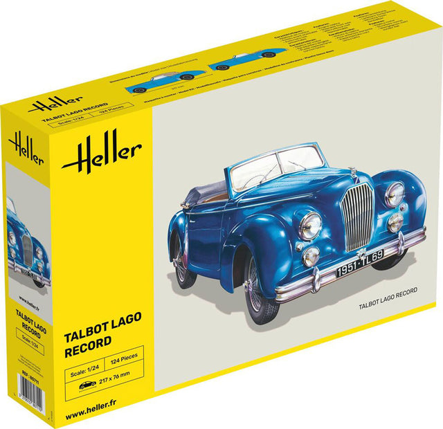 Heller Talbot Lago Record - Modelbil 1:24