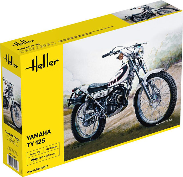 Heller Yamaha TY 125- 1:8 modelmotorcykel
