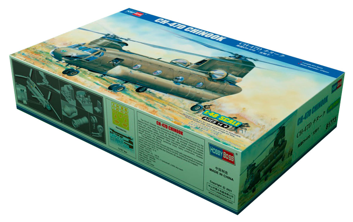 Hobby Boss CH-47D CHINOOK 1:48 modelhelikopter