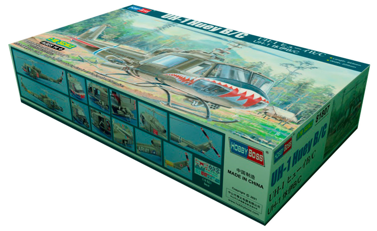 Hobby Boss UH-1 Huey 1:18 modelhelikopter