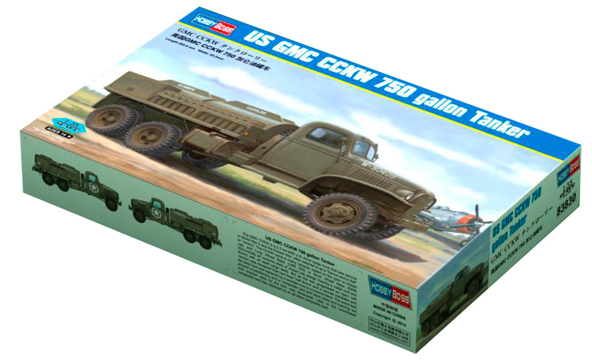 Hobby Boss US GMC CCKW 750 gallon Tanker 1:35 modellastbil