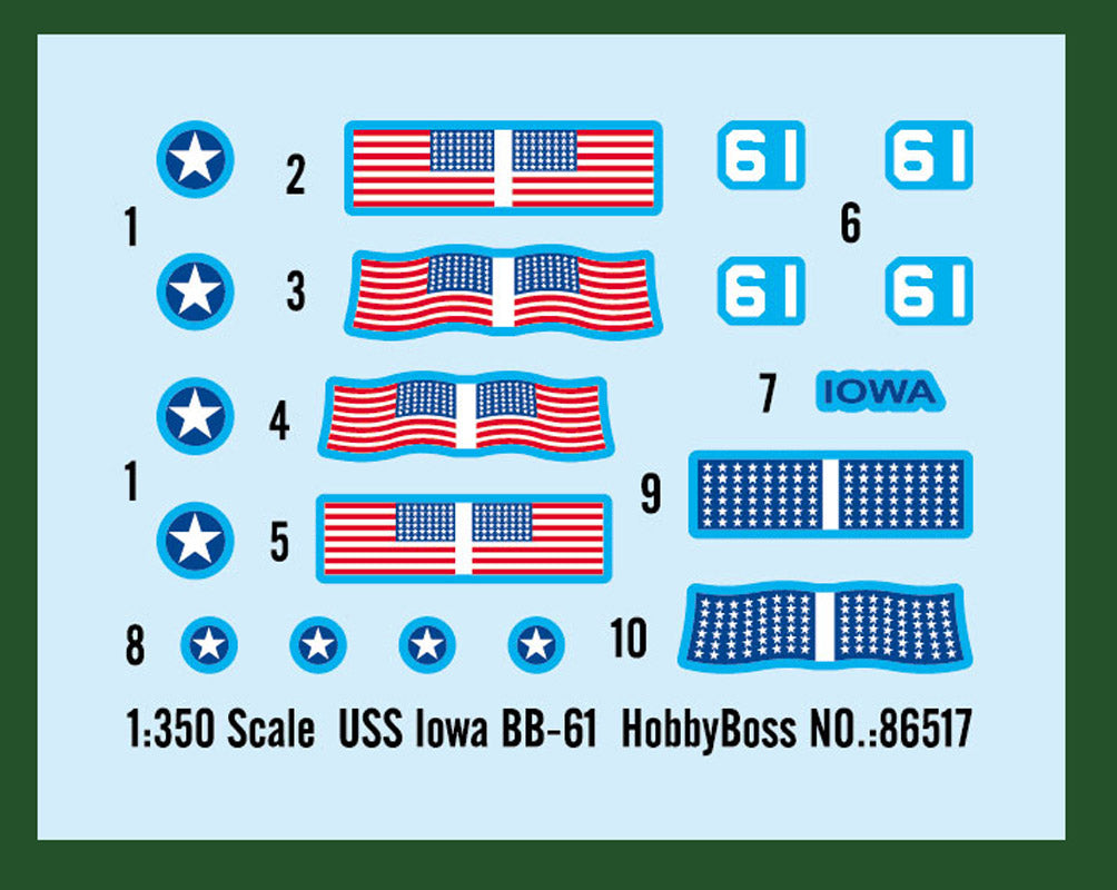 Hobby Boss USS Iowa BB-61 1:350 - Modelskib