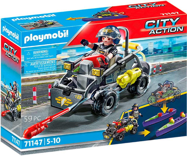 Playmobil 71147 SWAT Multi Terrain Quad