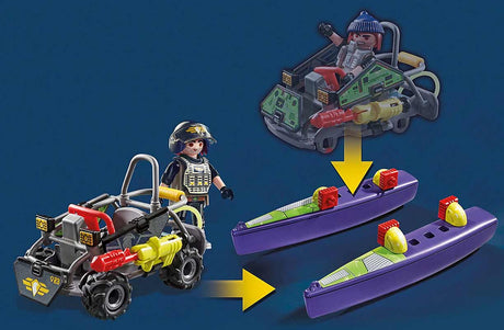Playmobil 71147 SWAT Multi Terrain Quad