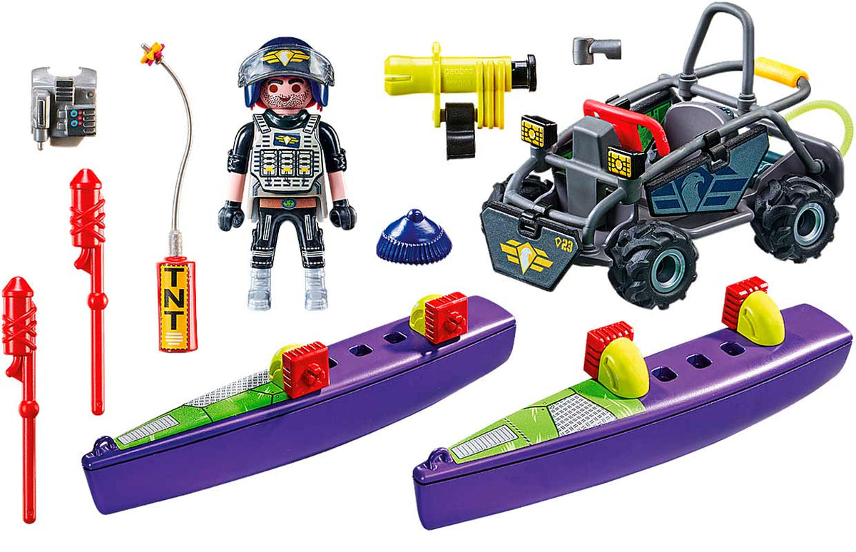 Playmobil 71147 SWAT Multi Terrain Quad