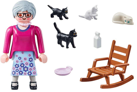 Playmobil 71172 Bedstemor med katte