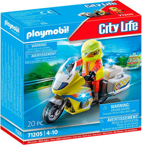 Playmobil 71205 Læge Motorcykel med blinklys