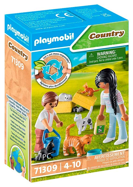 Playmobil 71309 kattefamilie