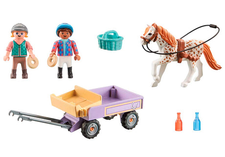 Playmobil 71496 Pony med vogn - Horses of waterfall