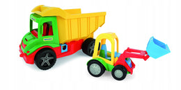Wader Multi Truck Lastbil med Buggy Bulldozer - 2 dele