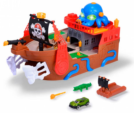 Dickie toys piratskib med lyd og lys