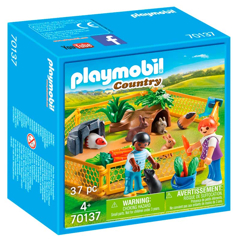 Playmobil dyr med indhegning