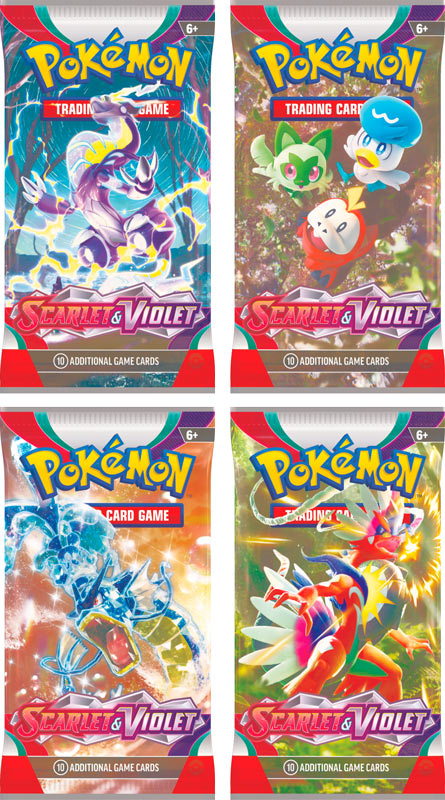 Pokémon Scarlet & Violet booster pakke