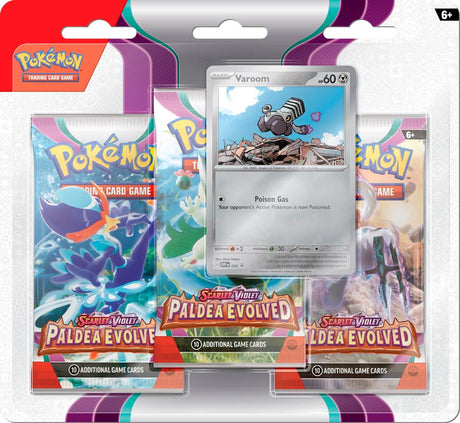 Pokémon Paldea Elvolved 3 pak - Varoom