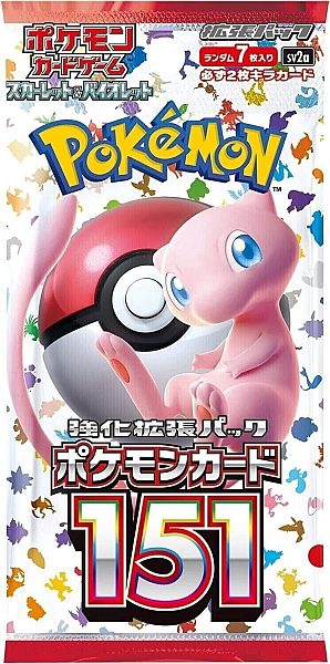 Pokemon TCG: Scarlet og Violet 151 SV2a booster pack - japansk