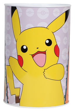 Sparebøsse i metal med Pokémon