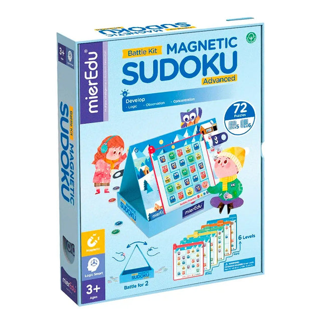 mierEdu Magnetisk Sudoku Duel Sæt til Børn