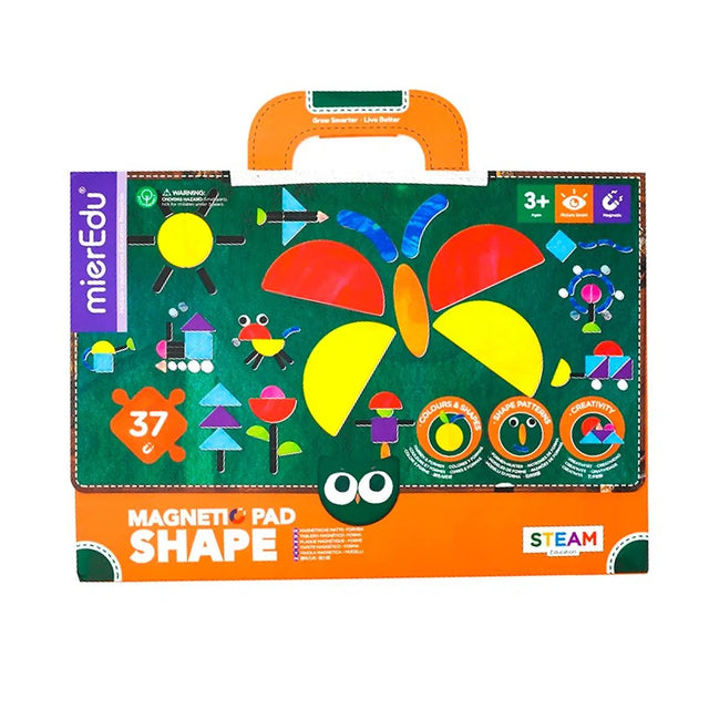 mierEdu Magnetisk Legetavle til Børn - Shapes