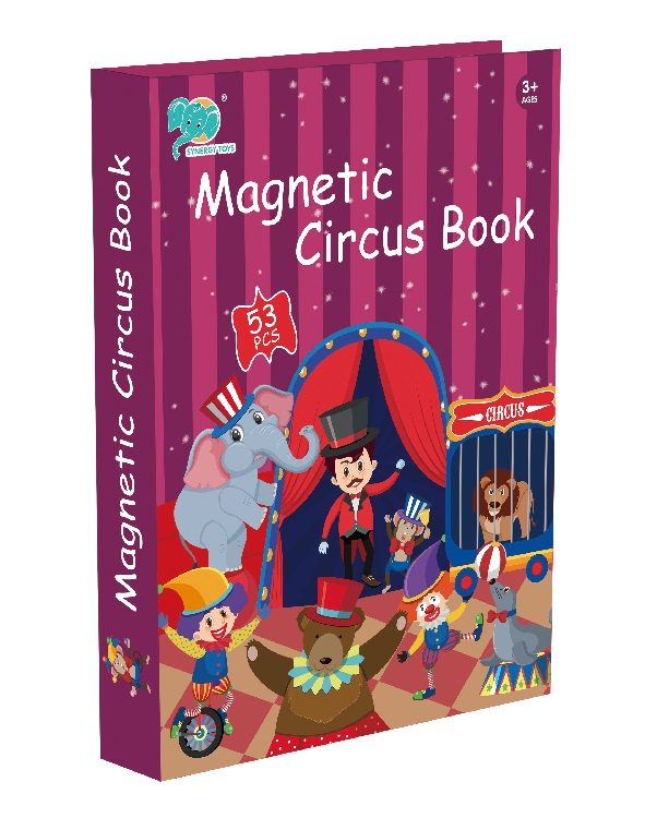 Magnetbog Cirkus - Kreativ Leg med 53 Magneter