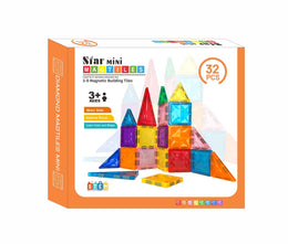 Magnetic Tiles Mini Byggesæt, 32 Dele