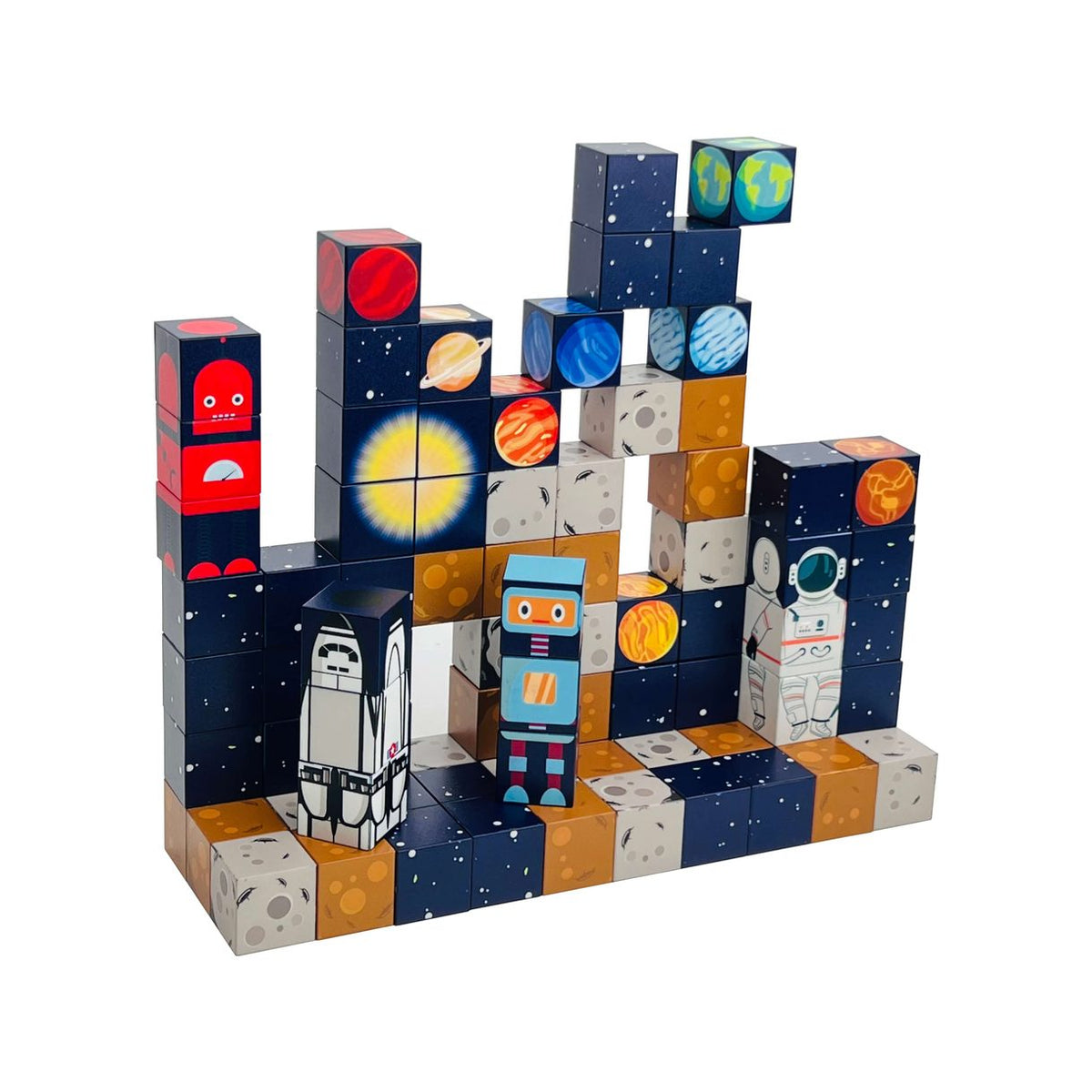 MagCubes Magnetiske Byggeklodser Rummet 100 dele
