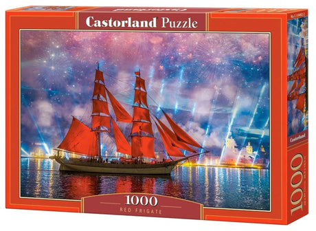 Castorland puslespil 1000 brikker - Red Frigate