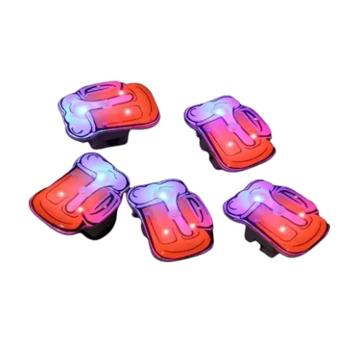 LED Broche – Blinkende Ølkrus Pins til Fest & Event