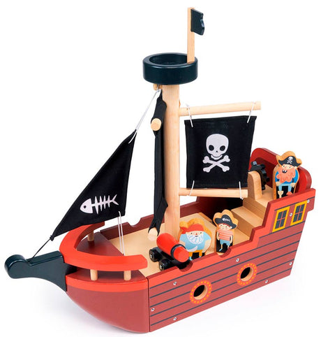 Piratskib i træ fra Mentari