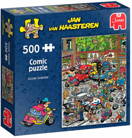 Jan Van Haasteren Scooter Scramble 500 brikker