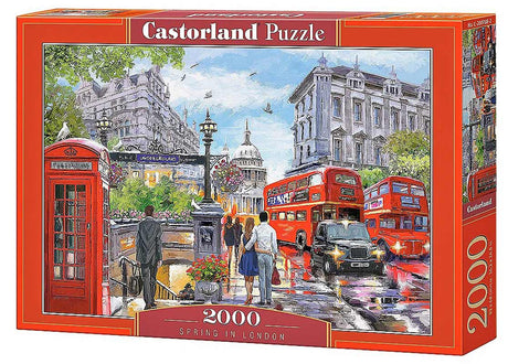 Castorland puslespil 2000 brikker - Spring in London
