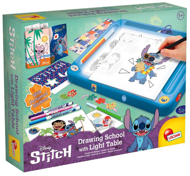 Stitch tegnetavle med lys