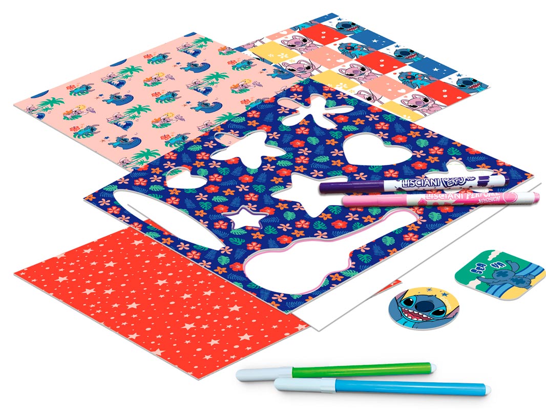 Stitch tegnetavle med lys