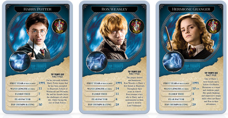 Top Trumps Harry Potter Greatest Witches and Wizards
