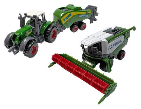 Traktorsæt med vogn Farm 6000 cutter Assorteret