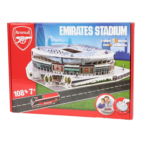 Arsenal FC Emirates Stadium – Detaljeret 3D-puslespil