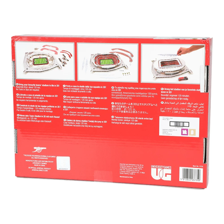 Arsenal FC Emirates Stadium – Detaljeret 3D-puslespil