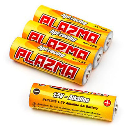 4 x AA Plazma batterier