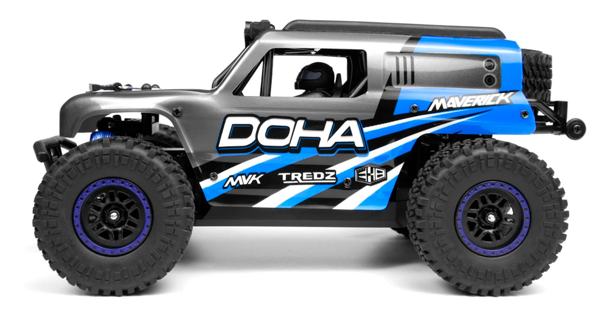 Fjernstyret Maverick Doha 1:20 4WD (25 km/t) - Blå