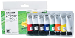 Akrylmaling 8 x 22ml. standard farver