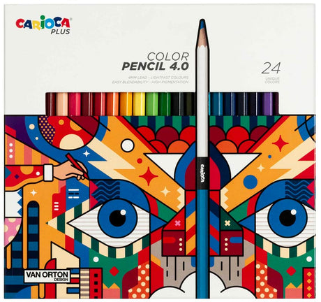 Carioca plus farveblyanter - 24 stk.