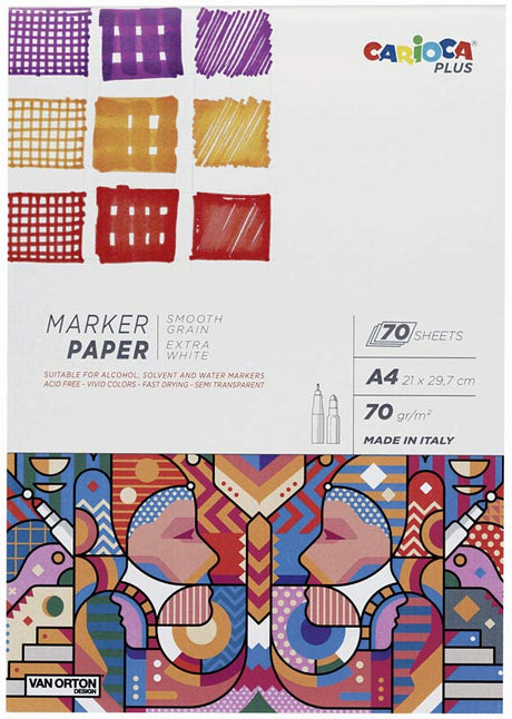 Carioca plus marker A4 tegnepapir 70g