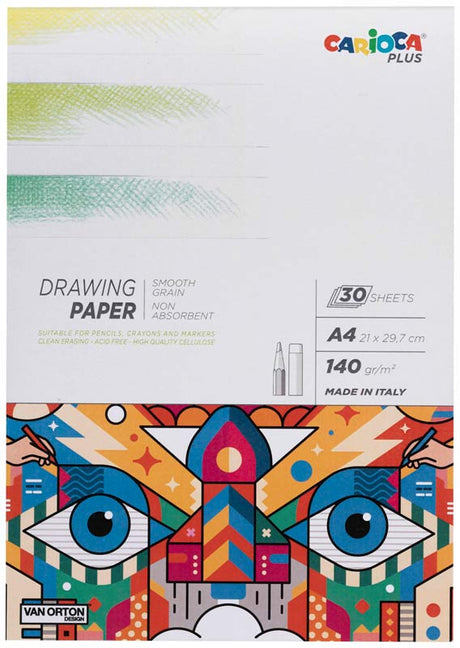 Carioca plus A4 tegnepapir 130g