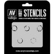 Vallejo Stencil Drum Oil Markings (AFV Markings)