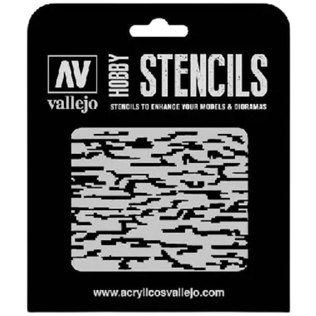 Vallejo Stencil Pixelated Modern Camo (Camouflages)