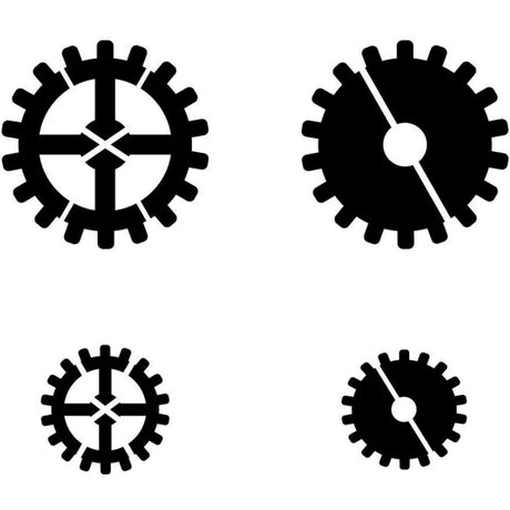 Vallejo Stencil Gear Markings (Sci-Fi & Fantasy)
