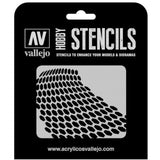 Vallejo Stencil Distorted Honeycomb (Sci-Fi & Fantasy)