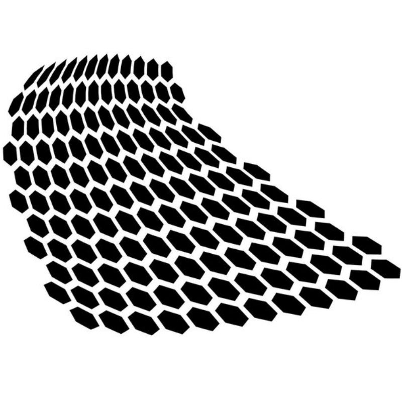 Vallejo Stencil Distorted Honeycomb (Sci-Fi & Fantasy)