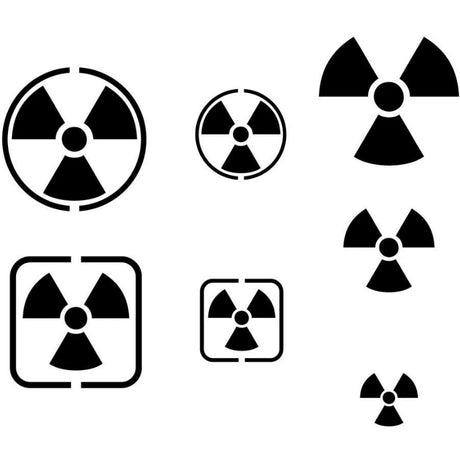 Vallejo Stencil Radioactivity Signs (Sci-Fi & Fantasy)