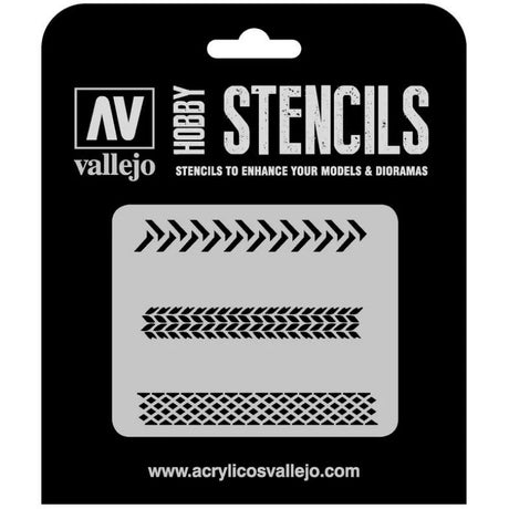 Vallejo Stencil Tyre Markings (Texture Effects)