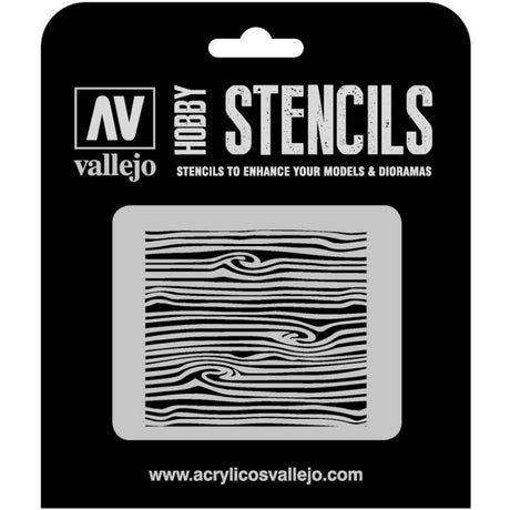 Vallejo Stencil Wood Texture No. 2 (Texture Effects)